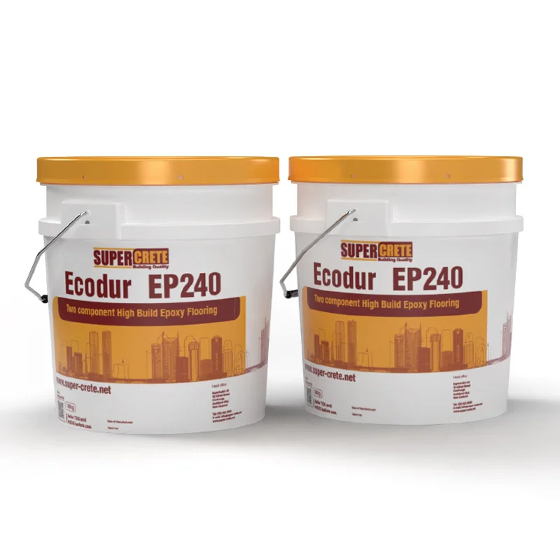 SUPER-CRETE Ecodur EP240 colored epoxy flooring system