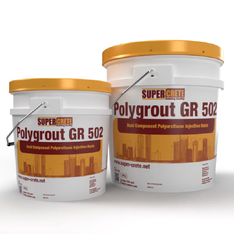 SUPER-CRETE Polygrout GR-502 non-shrink cementitious grout