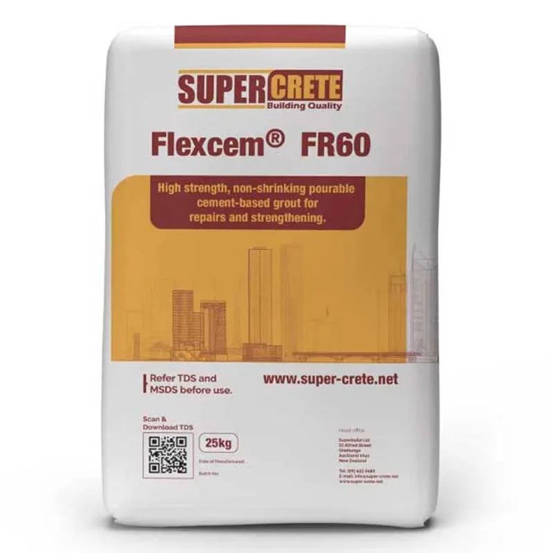 SUPER-CRETE Flexcem FR60 fiber-reinforced repair mortar